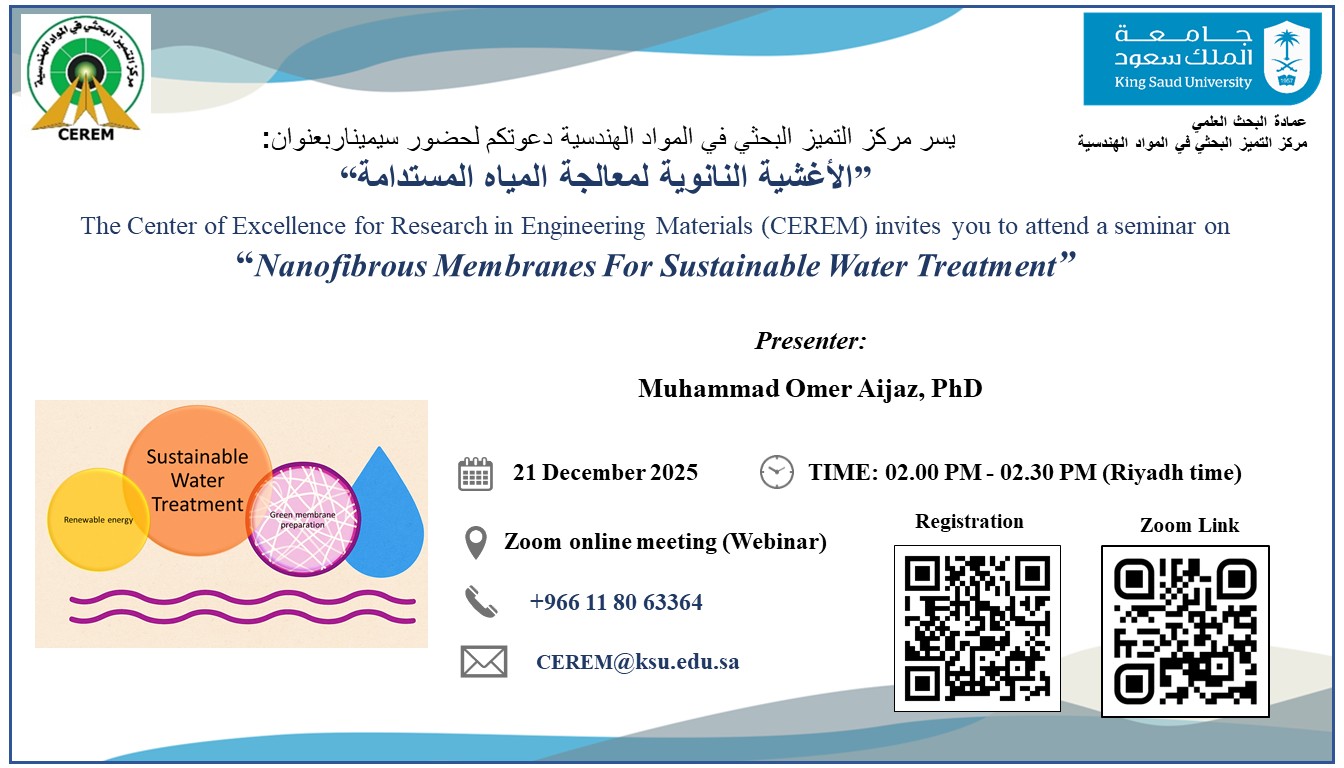 Nanofibrous Membranes For Sustainable Water Treatment